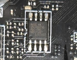 BIOS Integrated Circuit On My Motherboard